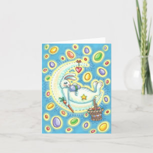 JELLY BEAN DREAMS EASTER BUNNY NOTE CARD Verse