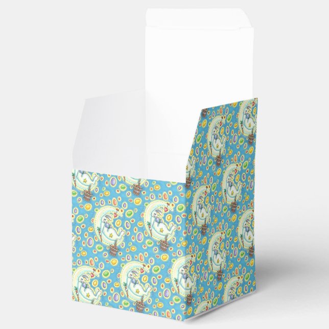 JELLY BEAN DREAMS, EASTER BUNNY RABBIT FAVOR BOX (Opened)