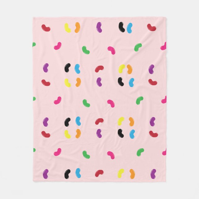 Jelly Bean Fleece Blanket (Front)