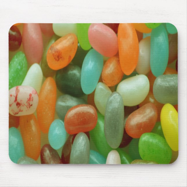 Jelly Bean green Mouse Pad (Front)