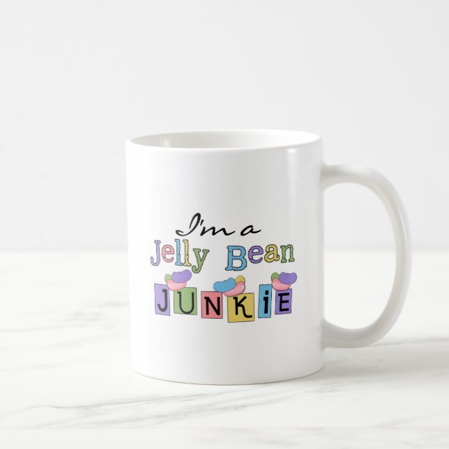 Jelly Bean Junkie T-shirts and Gifts Coffee Mug (Right)