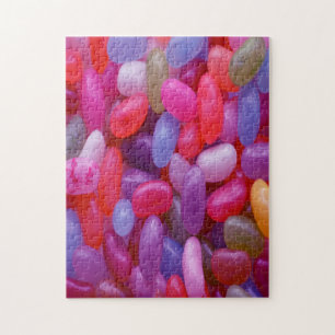 Jelly Bean pink Jigsaw Puzzle