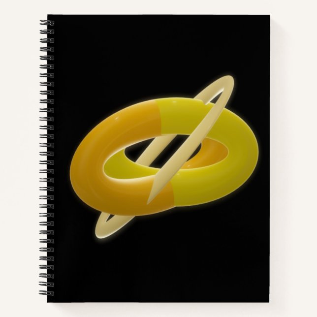 Jelly bean spaceship wobble gobble notebook (Front)