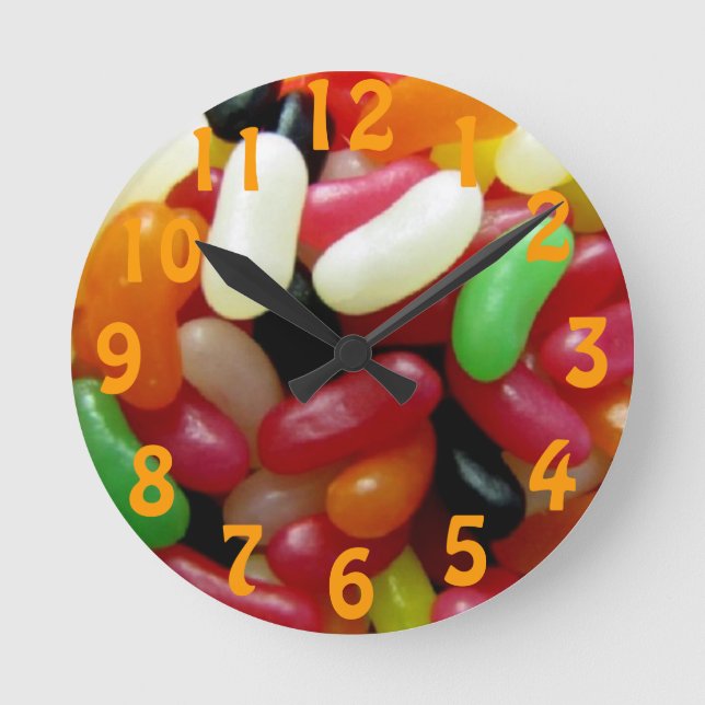 Jelly Bean Wall Clock (Front)