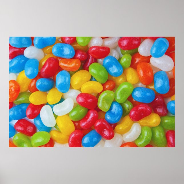 Jelly Beans Art Poster (Front)