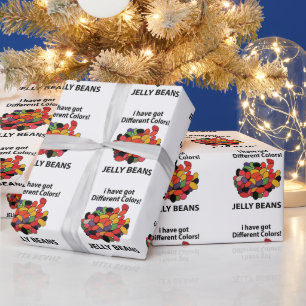 Jelly Beans Colourful Funny Jelly Beans Wrapping Paper