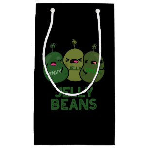 Jelly Beans Funny Jealous Candy Pun Dark BG Small Gift Bag