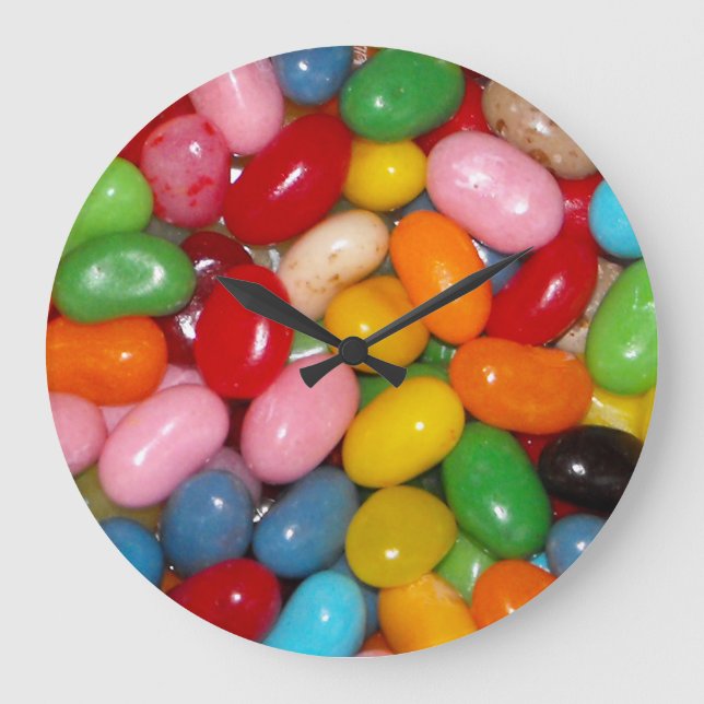 Jelly Beans Large Clock (Front)