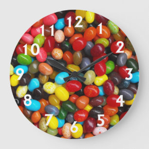 Jelly Beans Large Clock