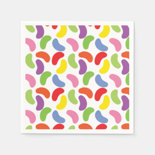 Jelly Beans Pattern Colourful Cute Napkin