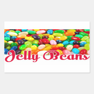 Jelly Beans Rectangular Sticker