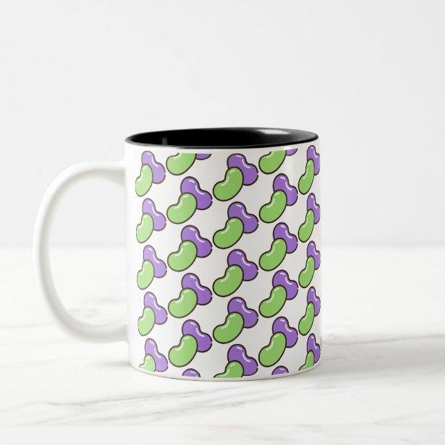jelly-beans Two-Tone coffee mug (Left)