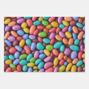 Jelly Beans Wrapping Paper Sheet