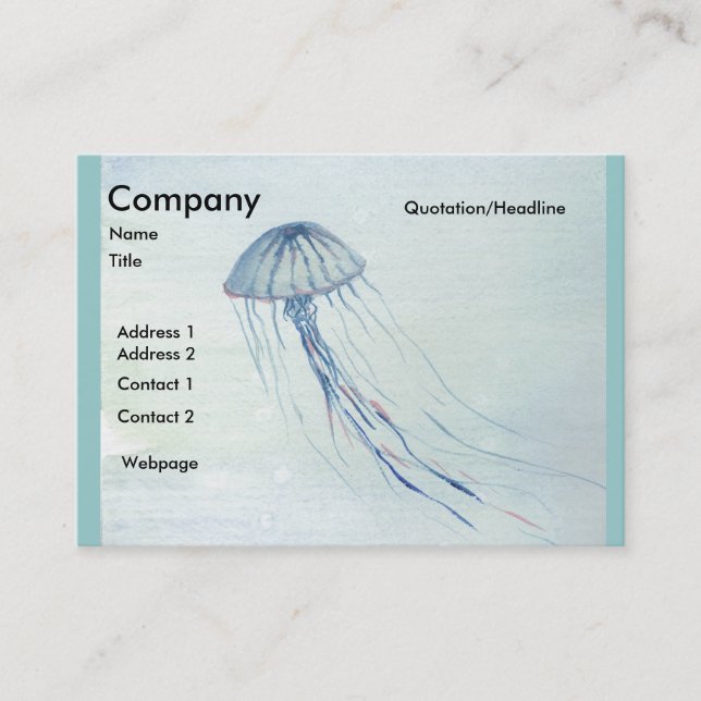 Jelly/Bubbles Business Card (Front)