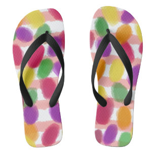 Jelly Candies Pink Stripes Thongs