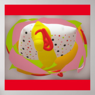 Jelly Candy Sweet Baby Hug Love Soft Cushion Poster