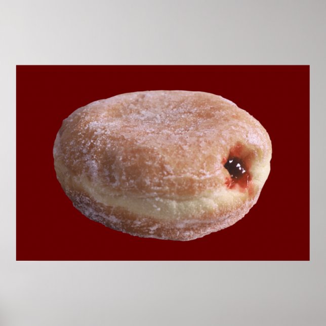 Jelly Filled Doughnut Poster (Front)