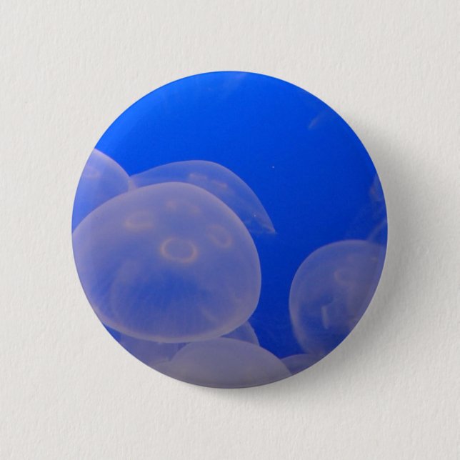 Jelly Fish 6 Cm Round Badge (Front)