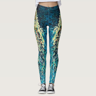 Jelly Fish Abstract leggings