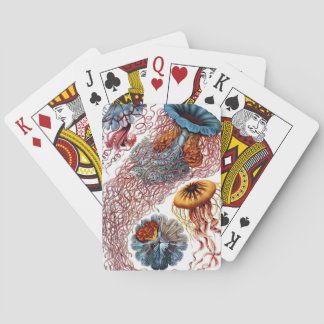 Jelly Fish by Ernst Haeckel Playing Cards