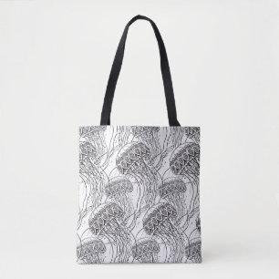 Jelly Fish Doodle 2 Tote Bag