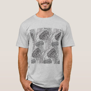 Jelly Fish Doodle T-Shirt