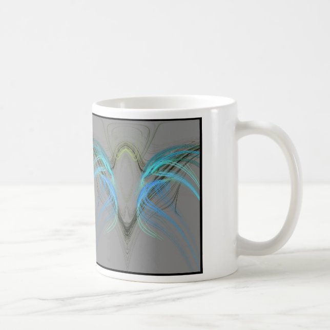 jelly fish fractal coffee mug (Right)