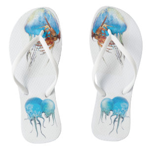 Jelly Fish Fun Flip-Flops Thongs