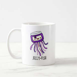 Jelly-fish Funny Jelly Jar Pun  Coffee Mug