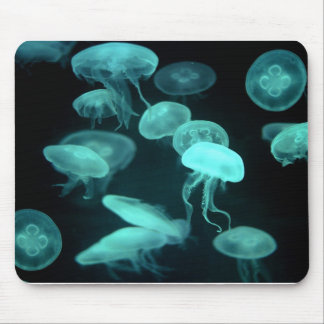 jelly fish glowing mouse pad