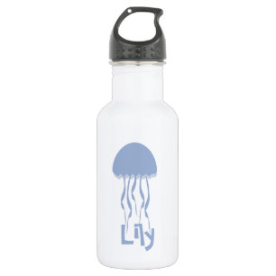 Jelly Fish Kids Name Stainless Steel Water Bottle