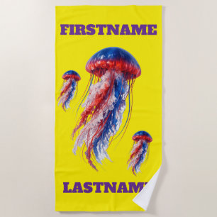 Jelly Fish Personal Towel