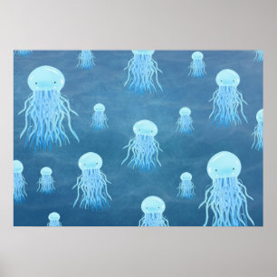 Jelly fish - poster print