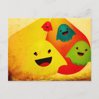 Jelly Ghosts Postcard