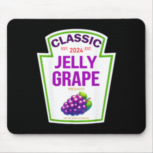 Jelly Grape Halloween 2024 Costume Matching Group Mouse Pad