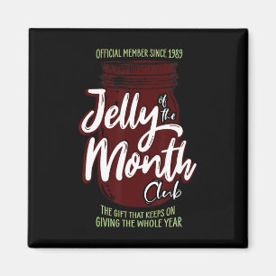 Jelly Of The Month Club Fun Men And Women Christma Magnet