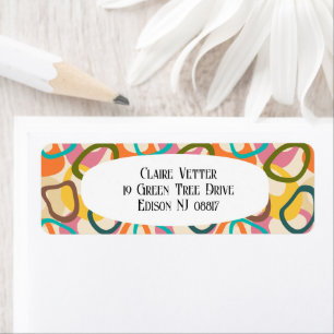 Jelly Squares  Return Address Label