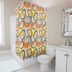 Jelly Squares Shower Curtain