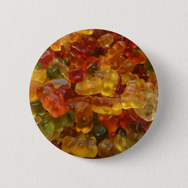 Jelly Sweets 6 Cm Round Badge (Front)