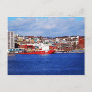 Jellybean Houses In St. John's Postcard