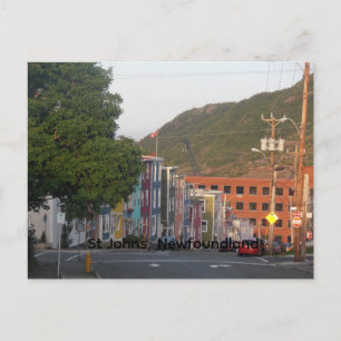 Jellybean Row in St Johns Postcard