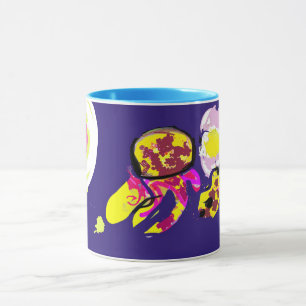 Jellyfish and fish play mug