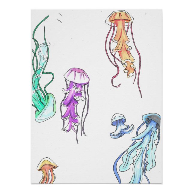 Jellyfish Art Print (Front)