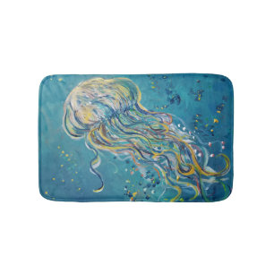 jellyfish bath mat