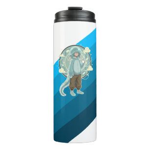 Jellyfish Boy Anime Coffee Art Thermal Tumbler