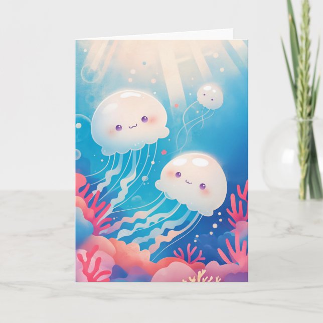 Jellyfish Buddies Adventure Card (Front)