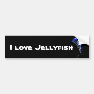Jellyfish bumper sticker