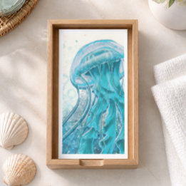Jellyfish | Captivating Grace Paper Guest Towel Napkin