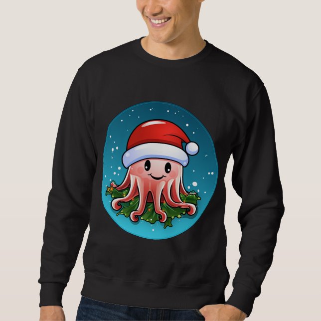Jellyfish Christmas Sweatshirt (Front)