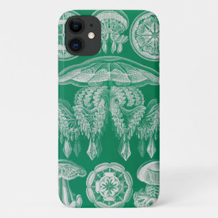 Jellyfish, Discomedusae  by Ernst Haeckel iPhone 11 Case